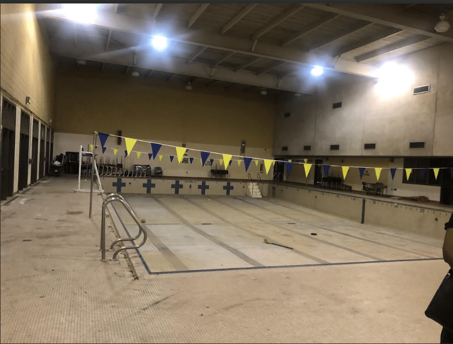 Empty E. W. Rhodes Indoor Pool
